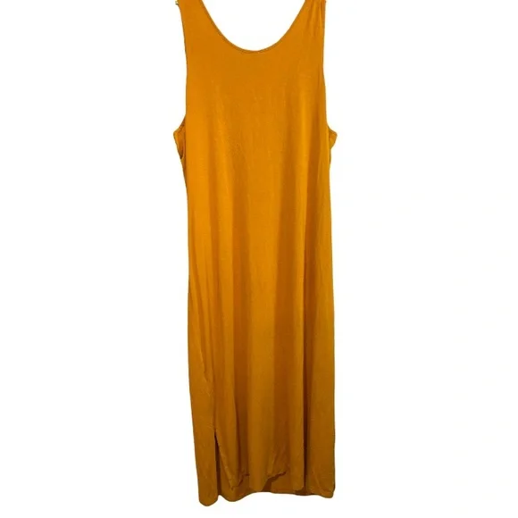 Old Navy fitted midi tank dress burnt orange xl - Picture 4 of 8
